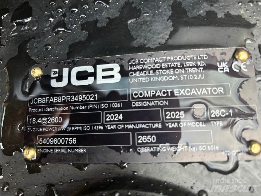 JCB 26C-1 Εκσκαφάκι (διαβολάκι) < 7t