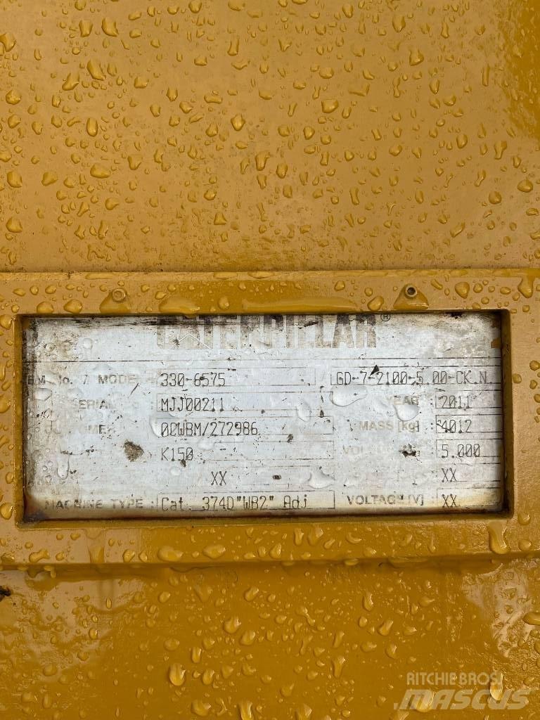 CAT 374 CAT Bucket Κουβάδες