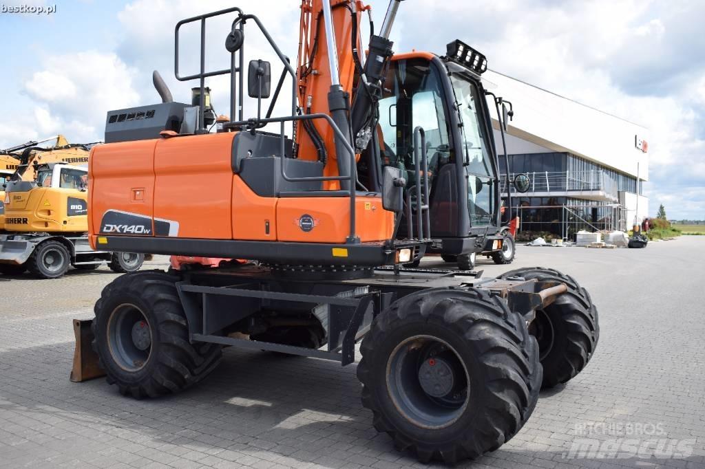 Doosan DX 140 W-5 Εκσκαφείς με τροχούς - λάστιχα