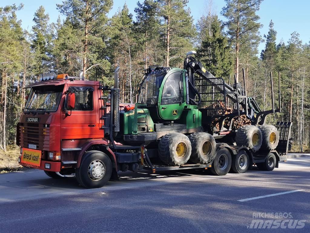 Scania 142/143 Φορτηγά μεταφοράς δασικών μηχανημάτων