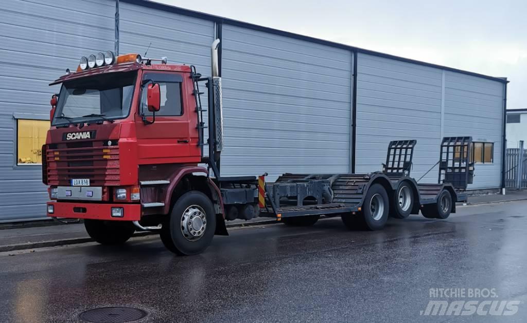 Scania 142/143 Φορτηγά μεταφοράς δασικών μηχανημάτων