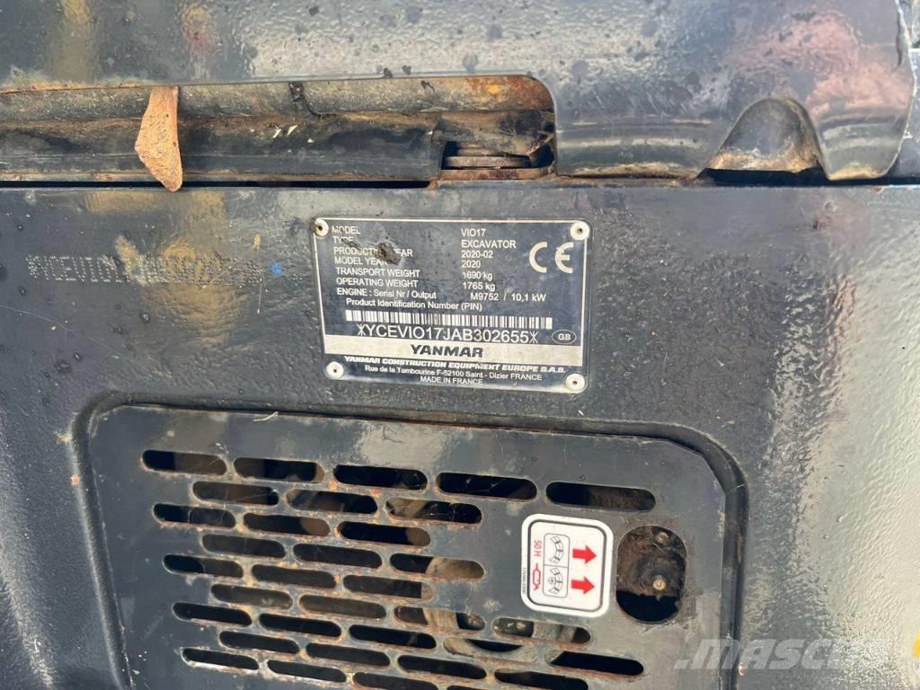 Yanmar Vio 17 Εκσκαφάκι (διαβολάκι) < 7t