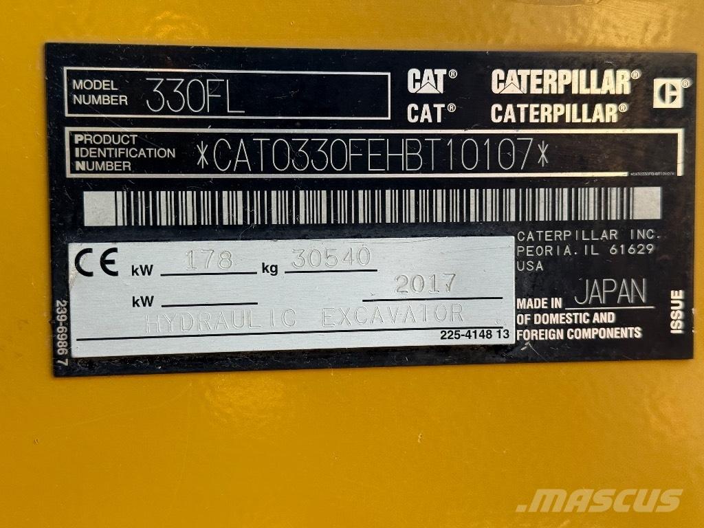 CAT 330 FL Εκσκαφείς με ερπύστριες
