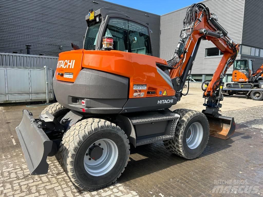Hitachi ZX95W Εκσκαφείς με τροχούς - λάστιχα