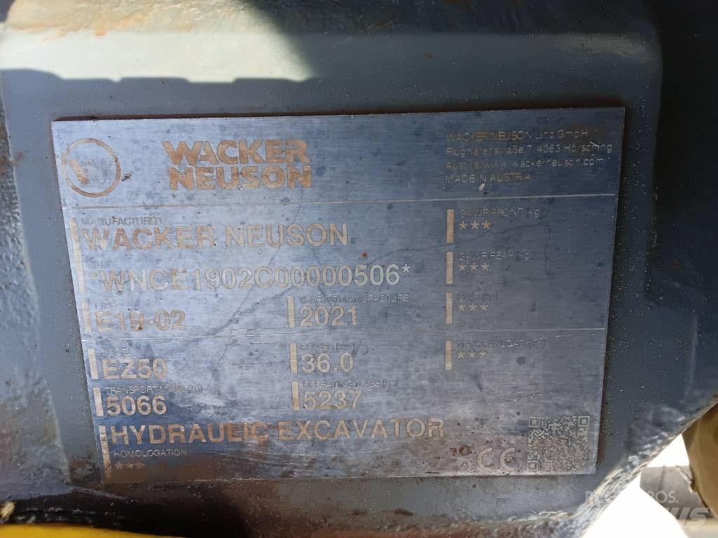 Wacker Neuson EZ50 Εκσκαφείς με ερπύστριες