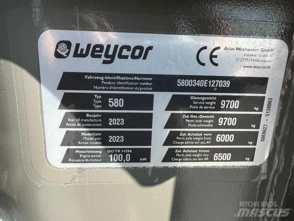 Weycor AR 580 Φορτωτές με λάστιχα (Τροχοφόροι)