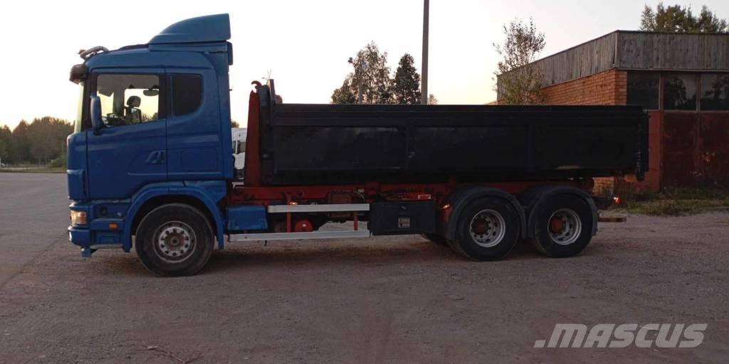 Scania 124 C 420 Φορτηγά ανατροπή με γάντζο