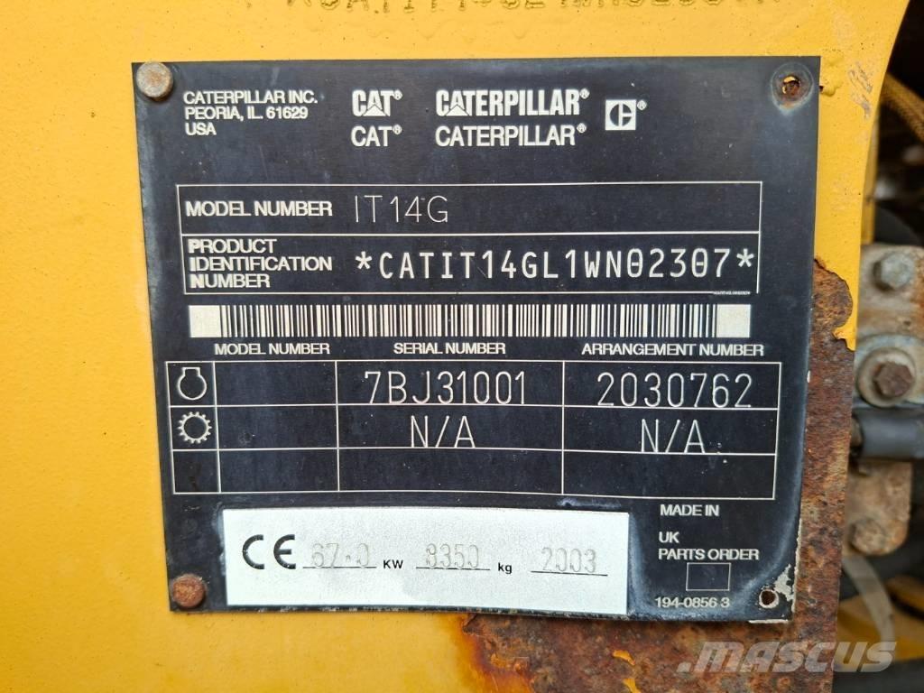 CAT IT 14 G Φορτωτές με λάστιχα (Τροχοφόροι)