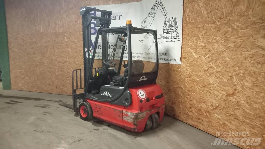 Linde E16C-02 Ηλεκτρικά περονοφόρα ανυψωτικά κλαρκ