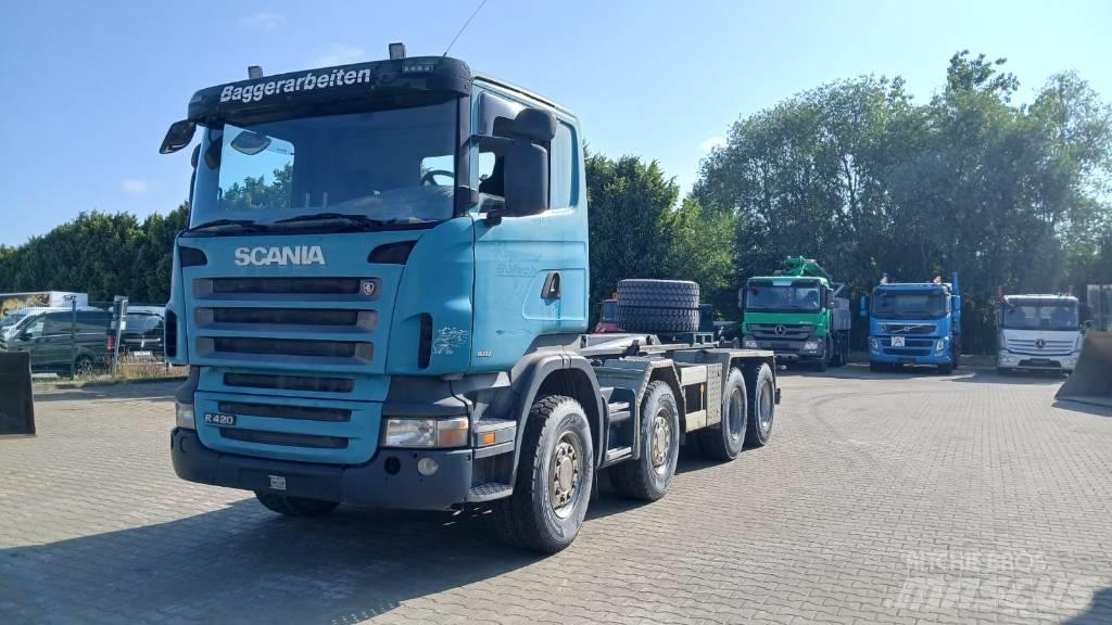 Scania R 420 Φορτηγά ανατροπή με γάντζο