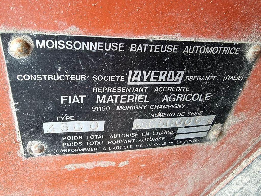 Laverda 3500 Θεριζοαλωνιστικές μηχανές