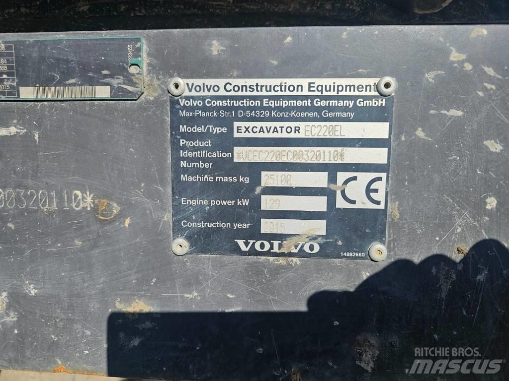 Volvo EC220EL Εκσκαφείς με ερπύστριες