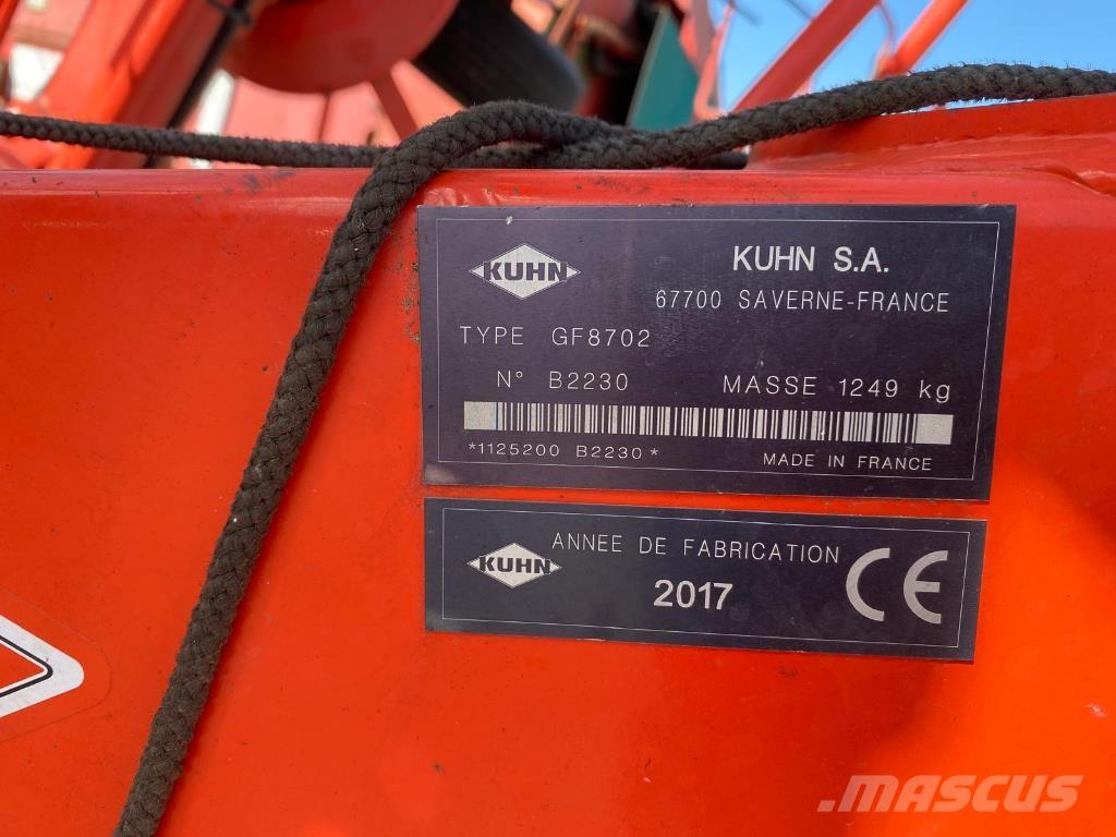 Kuhn GF8702 Τσουγκράνες και χορτοξηραντικές μηχανές