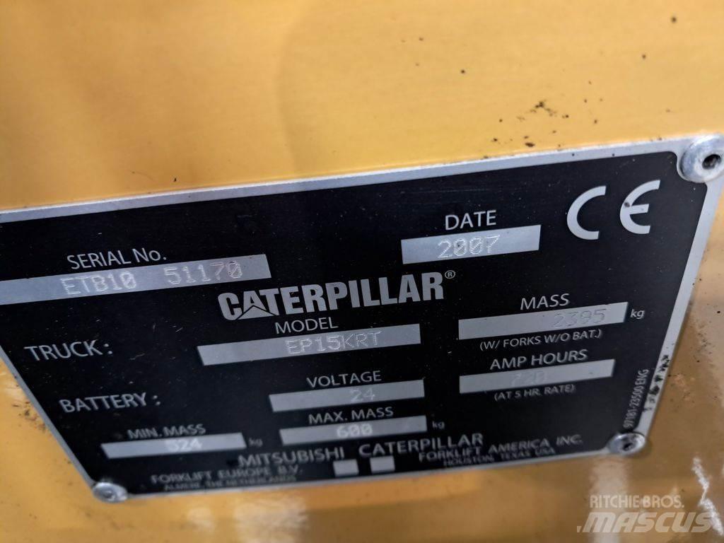 CAT EP15KRT Ηλεκτρικά περονοφόρα ανυψωτικά κλαρκ
