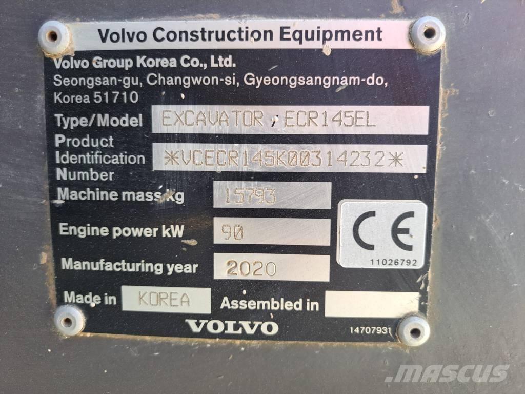 Volvo ECR 145 E Εκσκαφείς με ερπύστριες