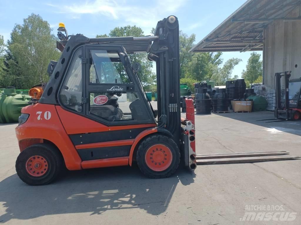 Linde H70T Περονοφόρα ανυψωτικά κλαρκ με φυσικό αέριο LPG