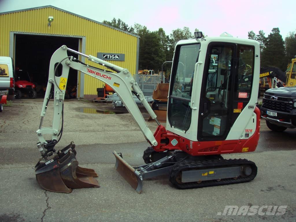 Takeuchi TB 216 Εκσκαφάκι (διαβολάκι) < 7t
