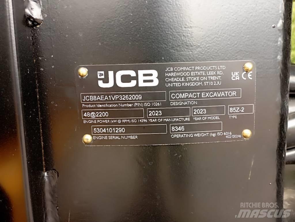 JCB 85Z Μίνι εκσκαφείς 7t - 12t