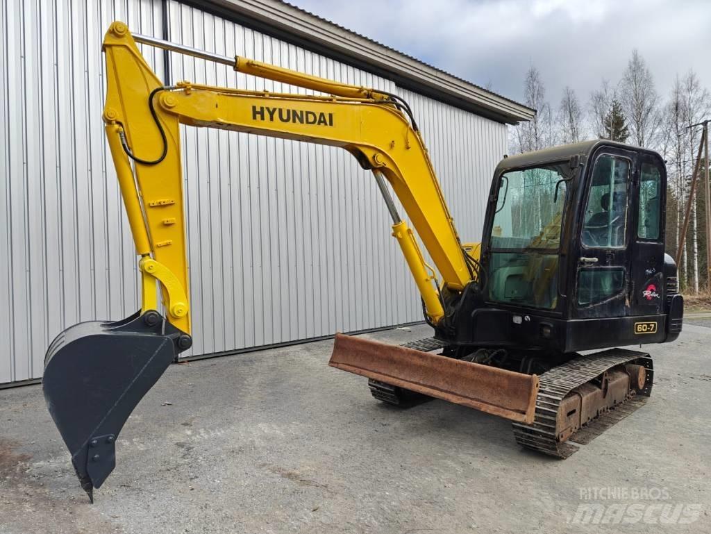 Hyundai R 60-7 Εκσκαφάκι (διαβολάκι) < 7t