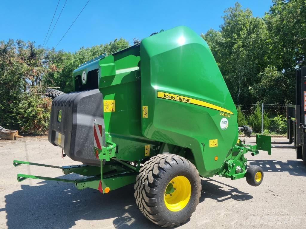 John Deere V451G Πρέσες κυλινδρικών δεμάτων