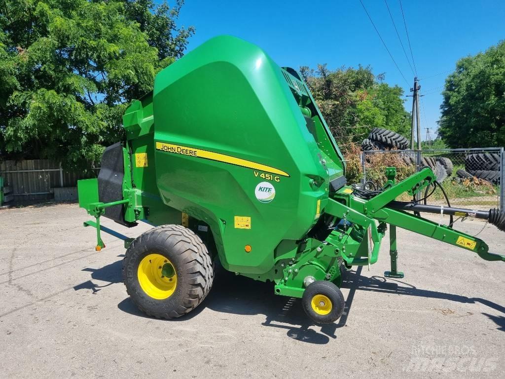 John Deere V451G Πρέσες κυλινδρικών δεμάτων