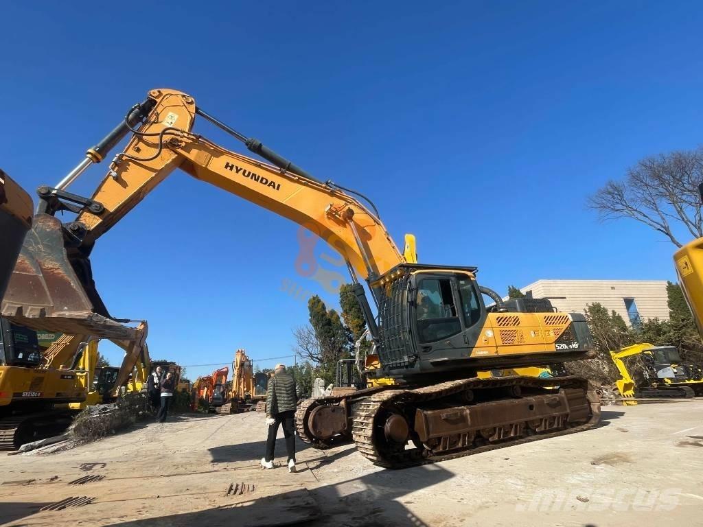 Hyundai Robex 520 VS Εκσκαφείς με ερπύστριες