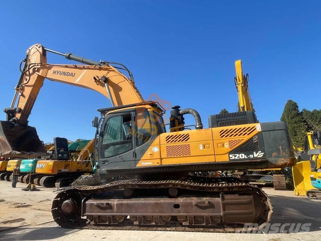Hyundai Robex 520 VS Εκσκαφείς με ερπύστριες