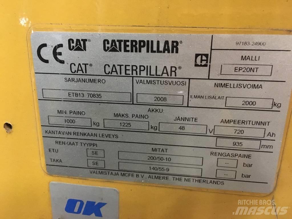 CAT EP 20 NT Ηλεκτρικά περονοφόρα ανυψωτικά κλαρκ