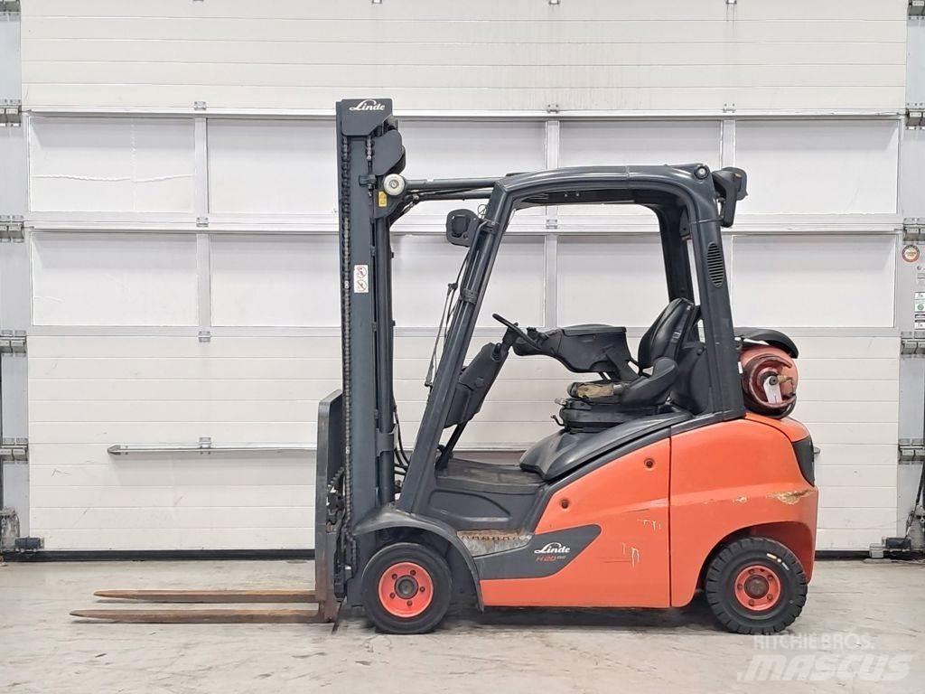 Linde H20T-01 Περονοφόρα ανυψωτικά κλαρκ με φυσικό αέριο LPG