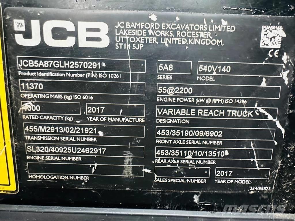 JCB 540-140 Τηλεσκοπικοί ανυψωτές