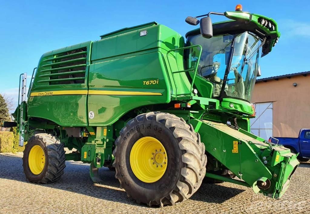 John Deere T670 Θεριζοαλωνιστικές μηχανές