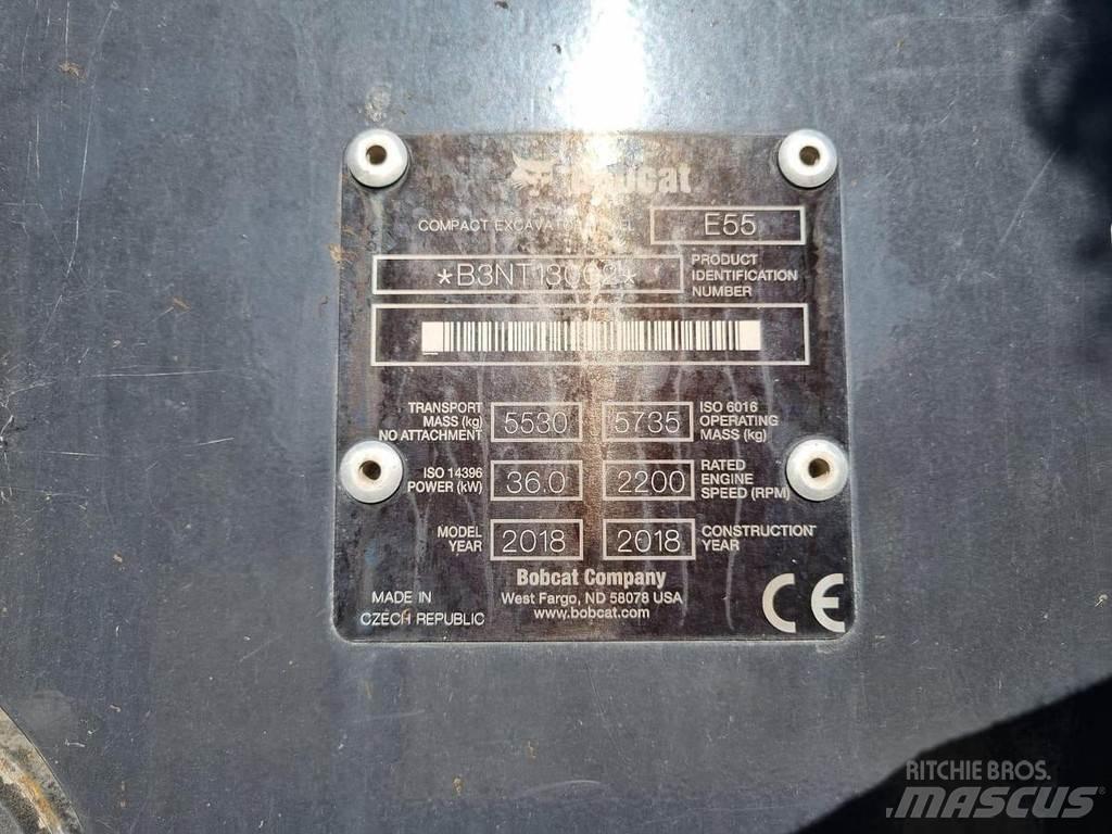 Bobcat E55 Εκσκαφάκι (διαβολάκι) < 7t