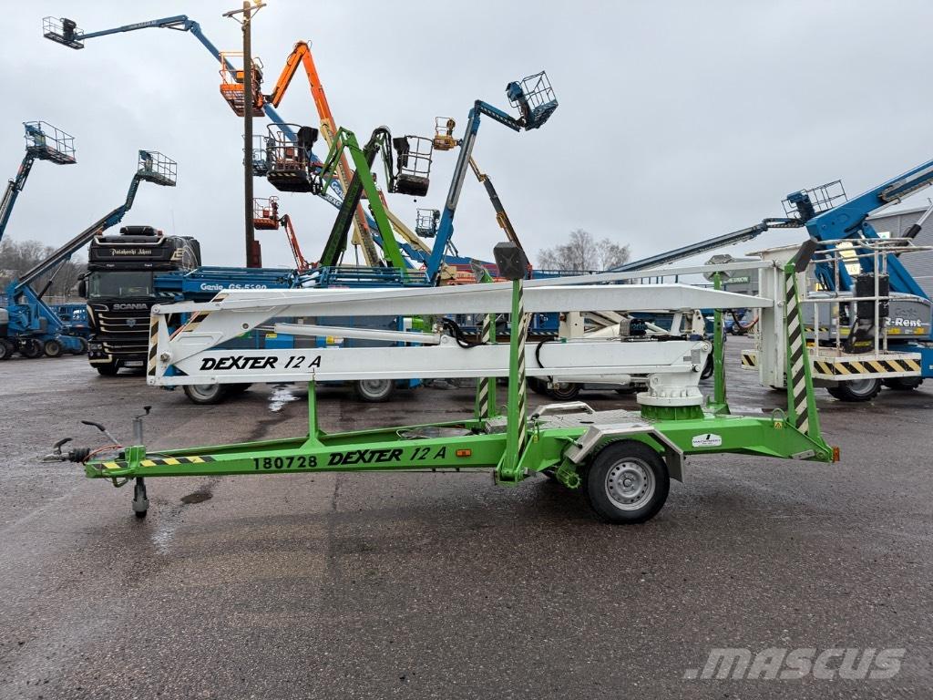 Dexter 12 A Εναέριες πλατφόρμες τοποθετημένες σε ρυμούλκα