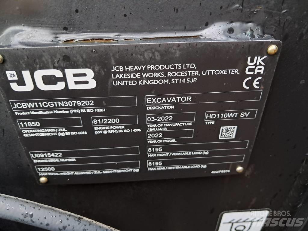 JCB HD110W Εκσκαφείς με τροχούς - λάστιχα