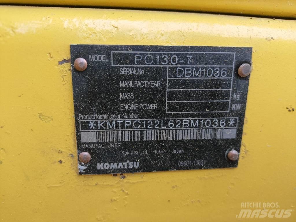 Komatsu PC130 Εκσκαφείς με ερπύστριες