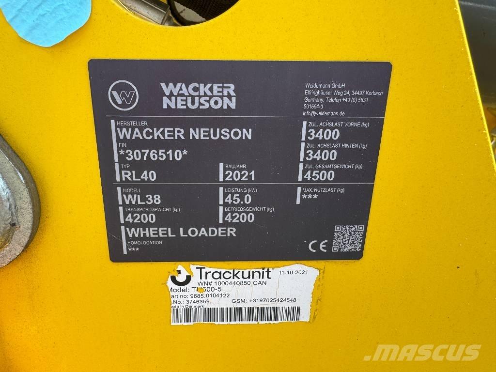 Wacker Neuson WL38 Φορτωτές με λάστιχα (Τροχοφόροι)