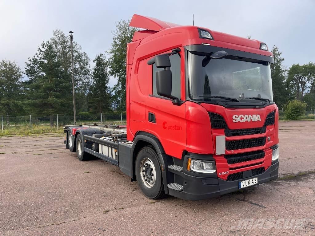 Scania G 540 Φορτηγά για εμπορευματοκιβώτια