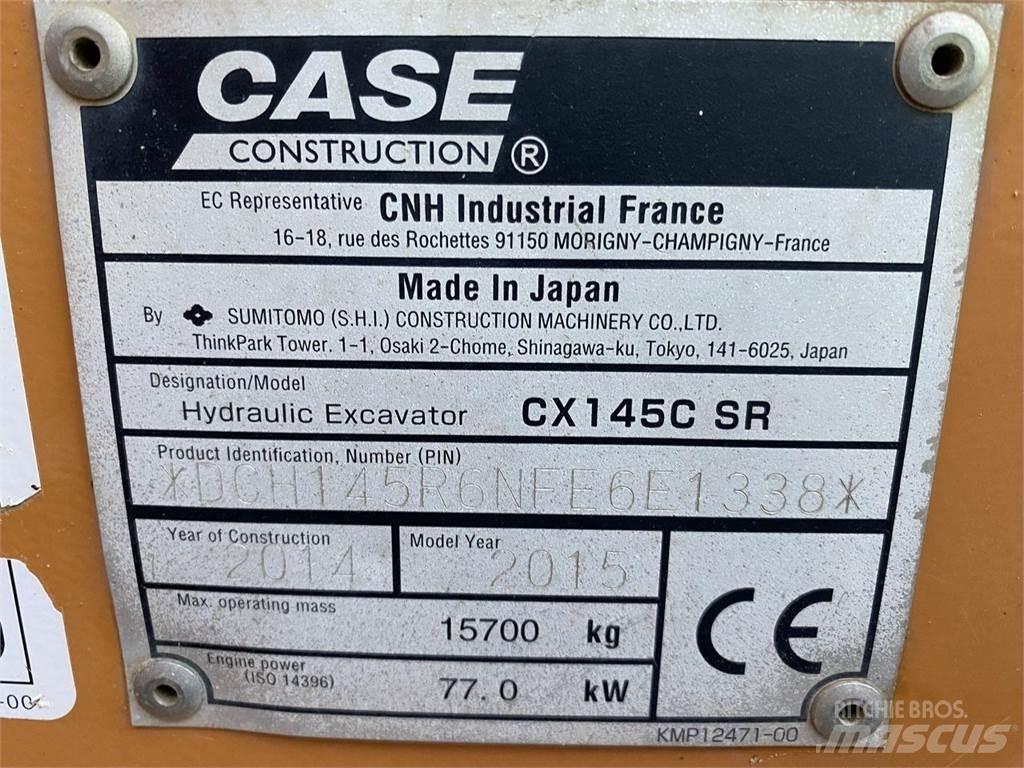 CASE CX145C Εκσκαφείς με ερπύστριες