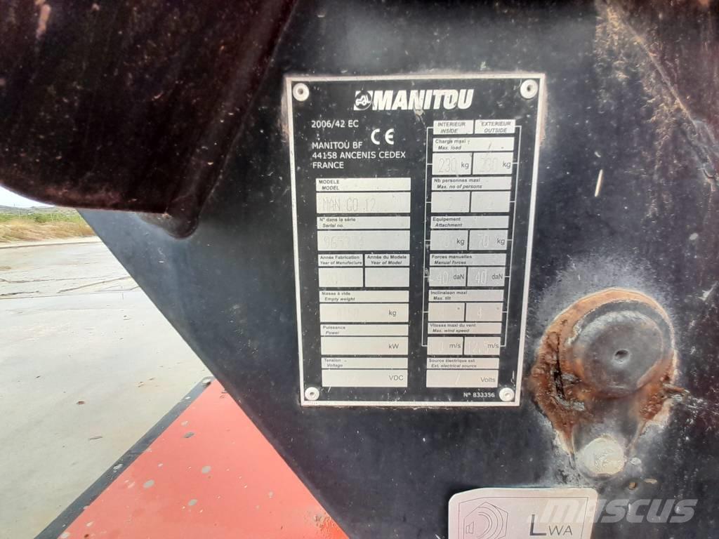 Manitou ManGo 12 Ανυψωτήρες με αρθρωτό βραχίονα