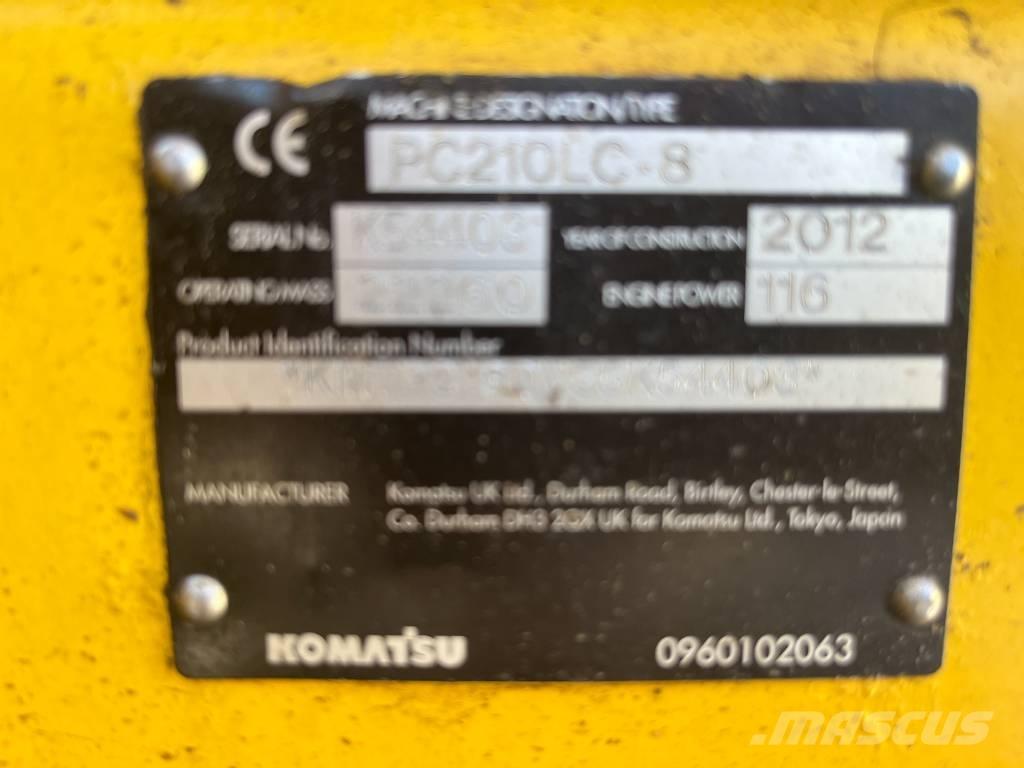 Komatsu PC 210 LC-8 Εκσκαφείς με ερπύστριες