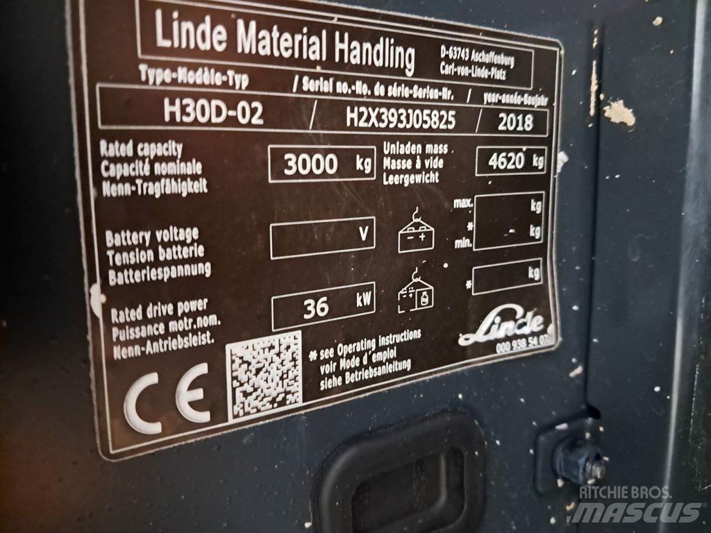 Linde H30D-02 Πετρελαιοκίνητα Κλαρκ