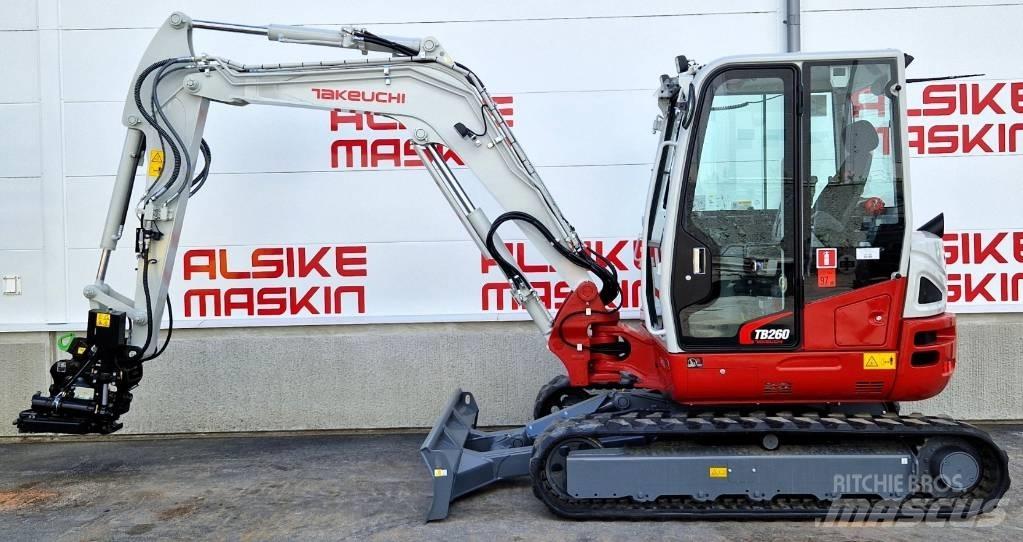 Takeuchi TB 260 Εκσκαφάκι (διαβολάκι) < 7t