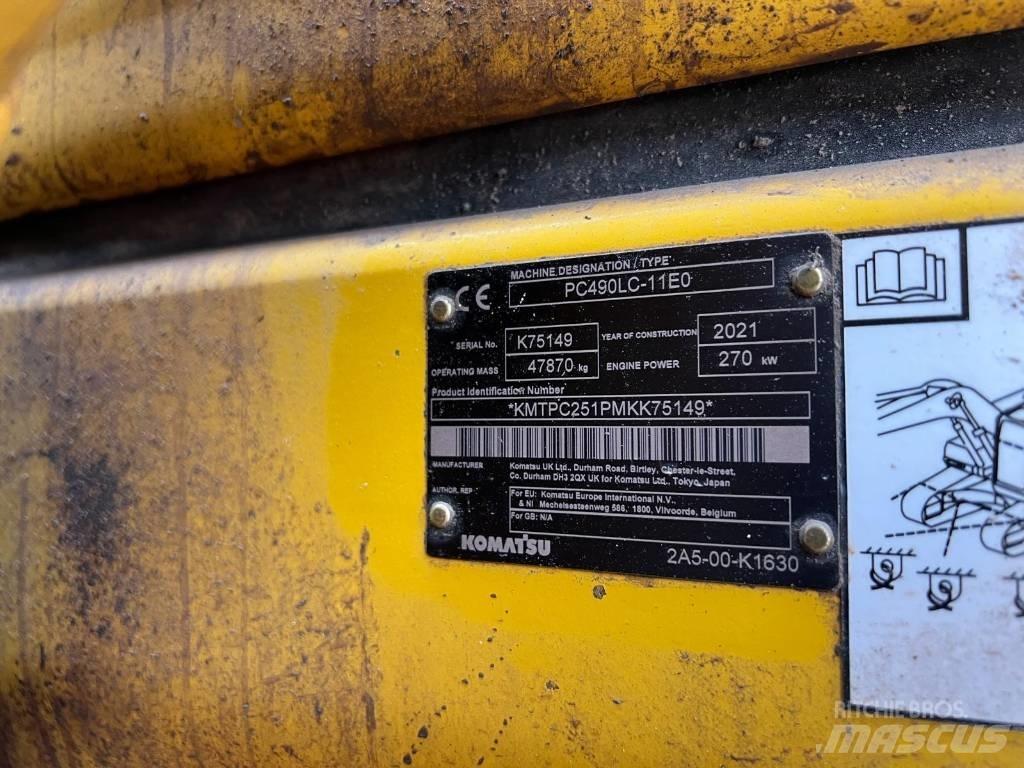 Komatsu PC490LC-11EO Εκσκαφείς με ερπύστριες