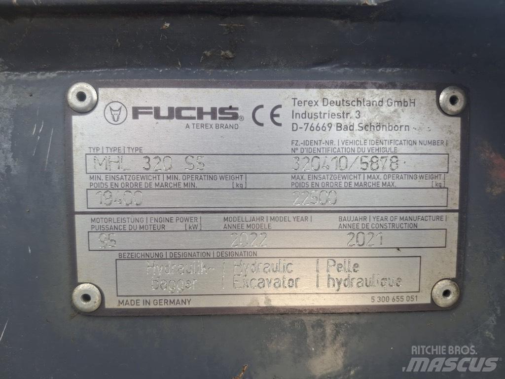 Terex Fuchs MHL320F Χειρισμός Υλικών - Άλλα