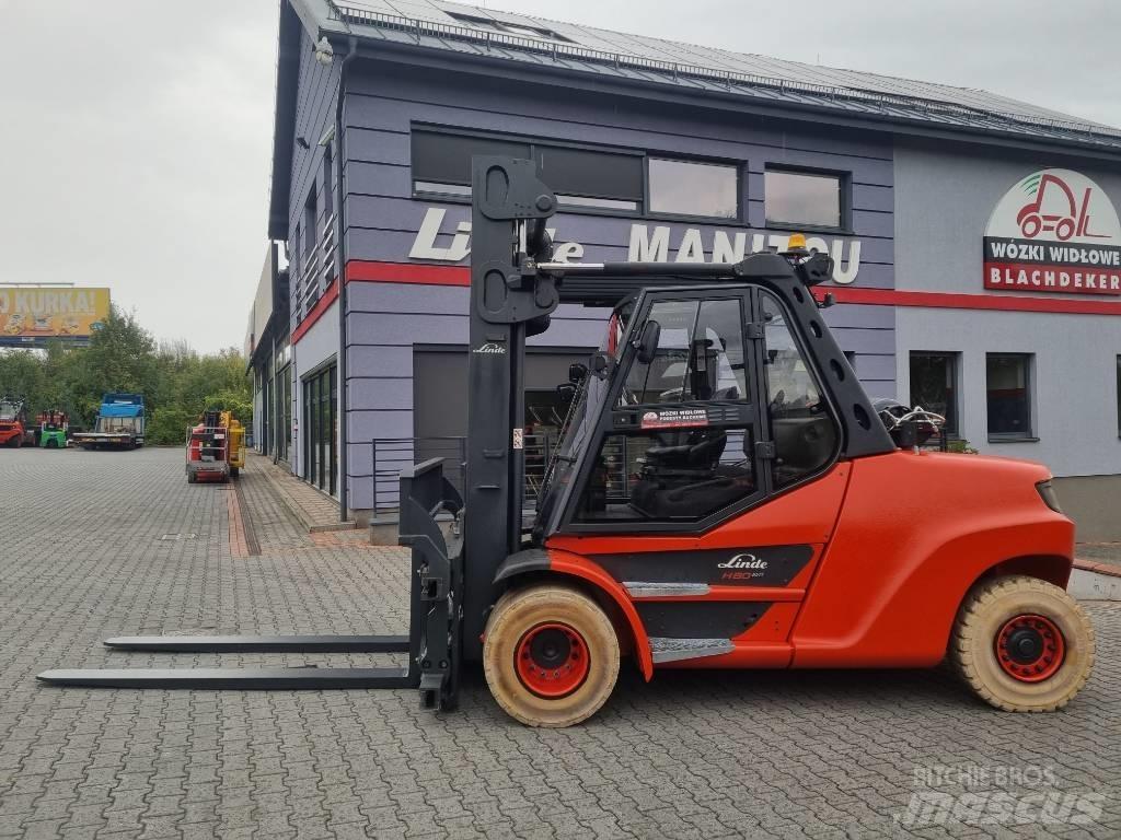 Linde H80T-03/1100 Περονοφόρα ανυψωτικά κλαρκ με φυσικό αέριο LPG