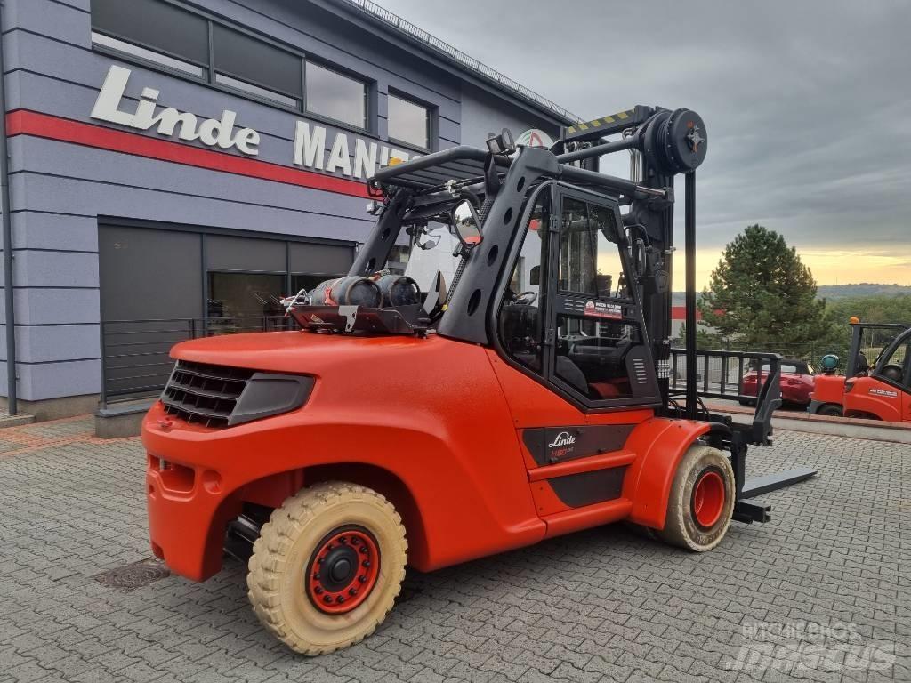 Linde H80T-03/1100 Περονοφόρα ανυψωτικά κλαρκ με φυσικό αέριο LPG