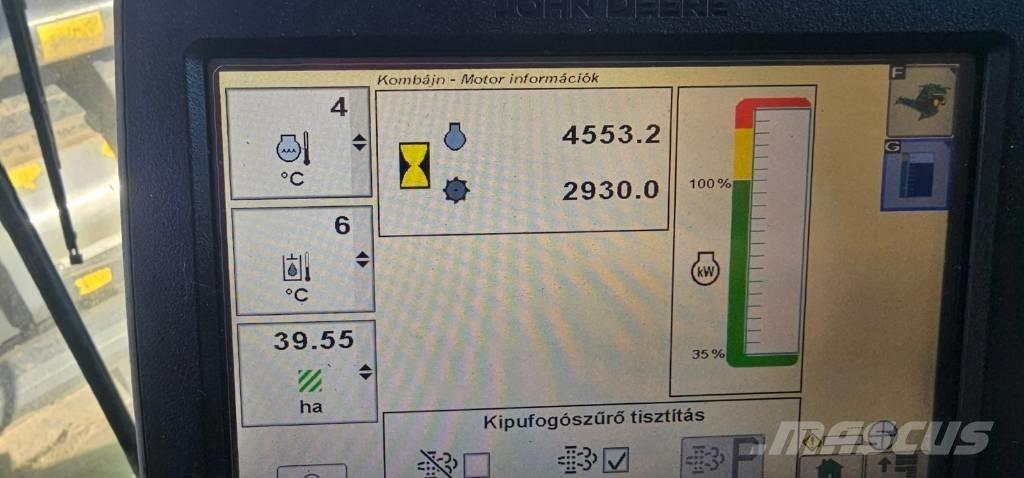 John Deere T 550 Θεριζοαλωνιστικές μηχανές