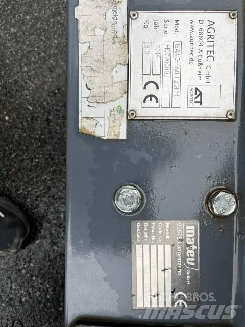 Matev GA40-160FZ0FM Χορτοκοπτικά επιβίβασης και έλξης