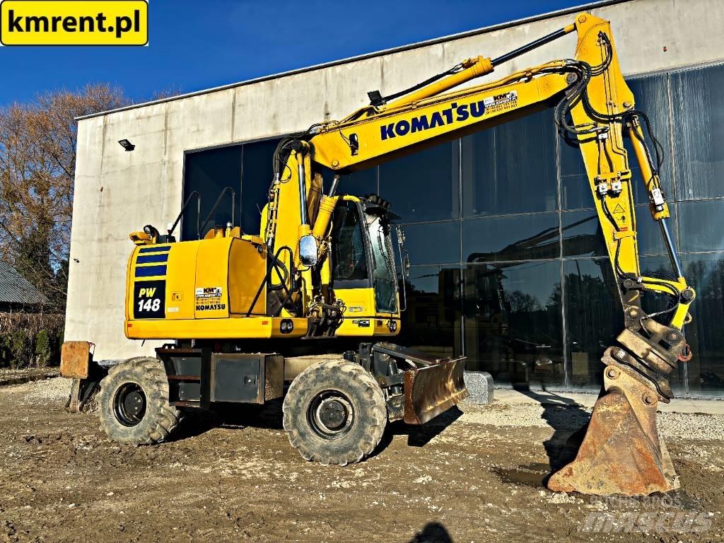 Komatsu PW 148 Εκσκαφείς με τροχούς - λάστιχα