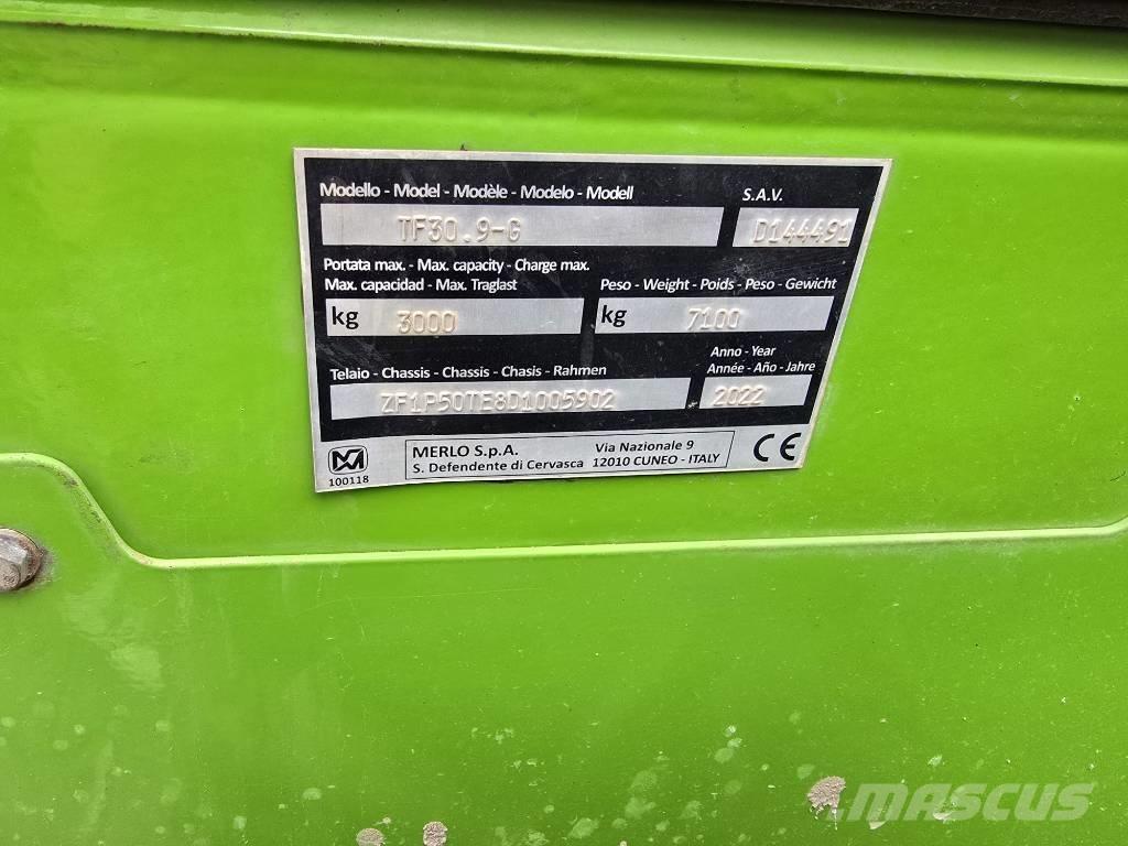 Merlo TF 30.9 G Τηλεσκοπικοί τροχοφόροι φορτωτές